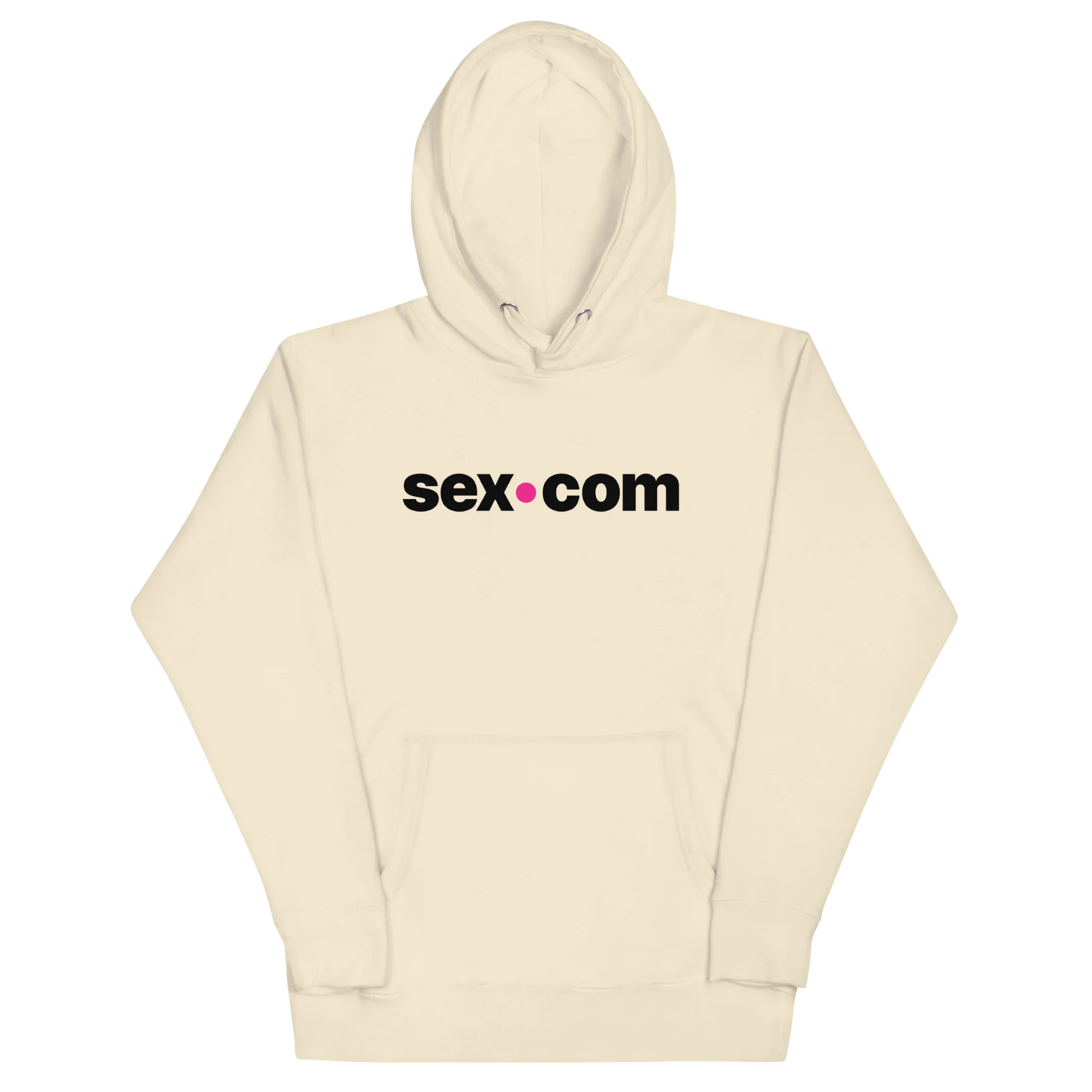 Sex.com Unisex Hoodie - White - Image 9