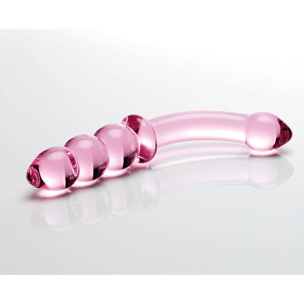 Sex Kitten Pink Glass G-Spotter Dil - Image 2