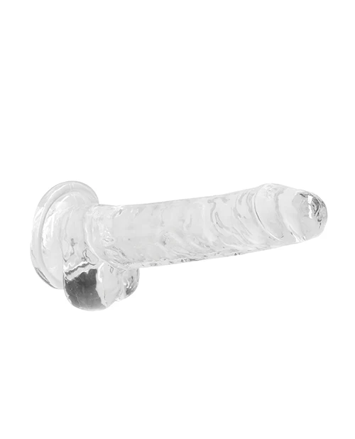 Shots Realrock Realistic Crystal Clear Dildo W/balls - Image 12