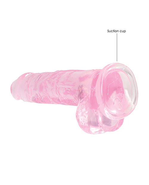 Shots Realrock Realistic Crystal Clear Dildo W/balls - Image 18