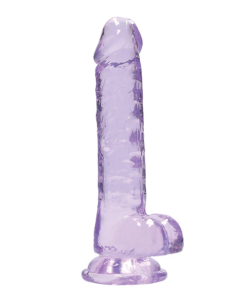 Shots Realrock Realistic Crystal Clear Dildo W/balls - Image 31