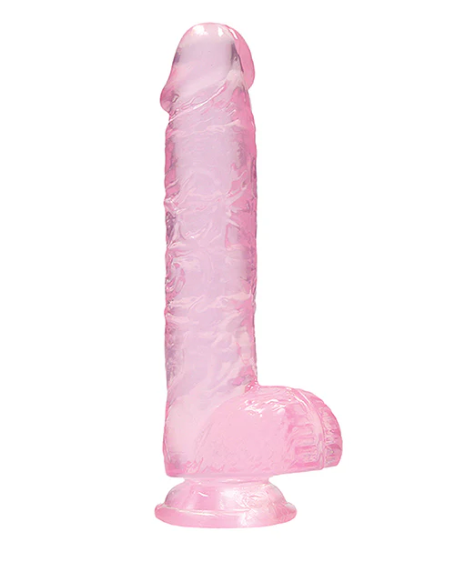 Shots Realrock Realistic Crystal Clear Dildo W/balls - Image 36