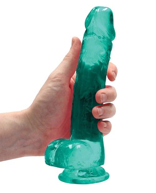 Shots Realrock Realistic Crystal Clear Dildo W/balls - Image 44