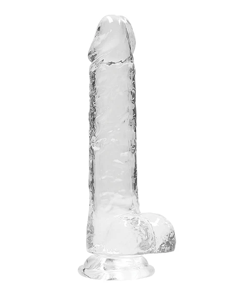 Shots Realrock Realistic Crystal Clear Dildo W/balls - Image 6