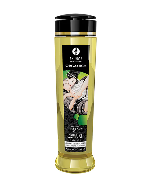 Shunga Organic Kissable Massage Oil - Image 3