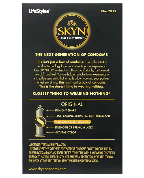 SKYN Original Non-Latex Condoms - Image 3