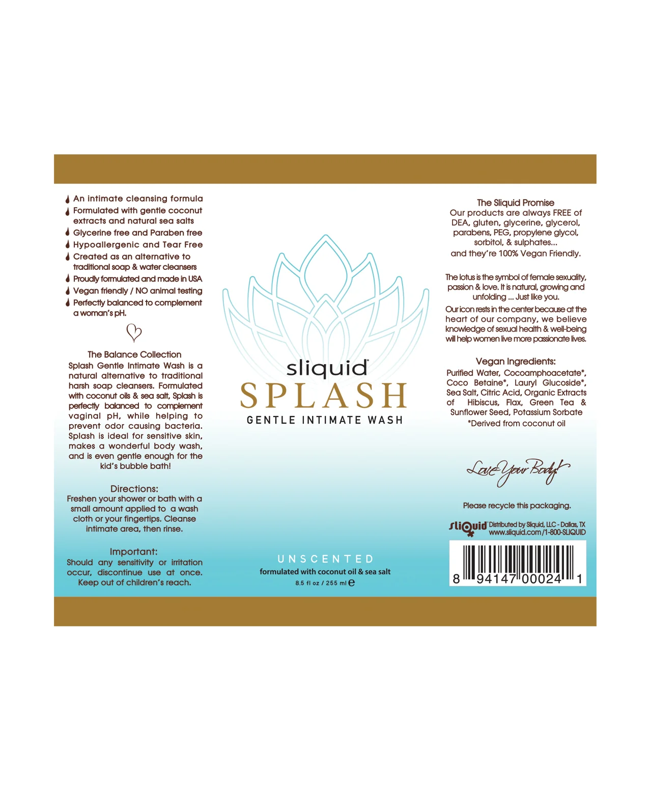Sliquid Splash Feminine Wash - Image 7