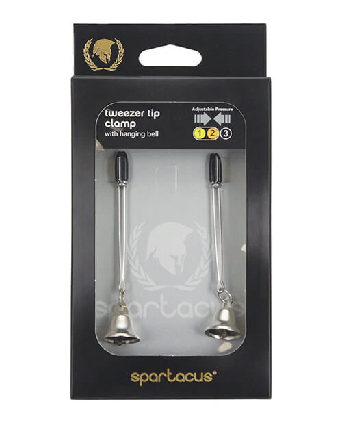 Spartacus Adjustable Nipple Clamps with Bells - Image 2