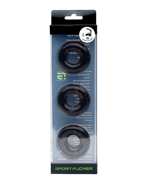 Sport Fucker Chubby Cockring Pack Of 3 - Image 18