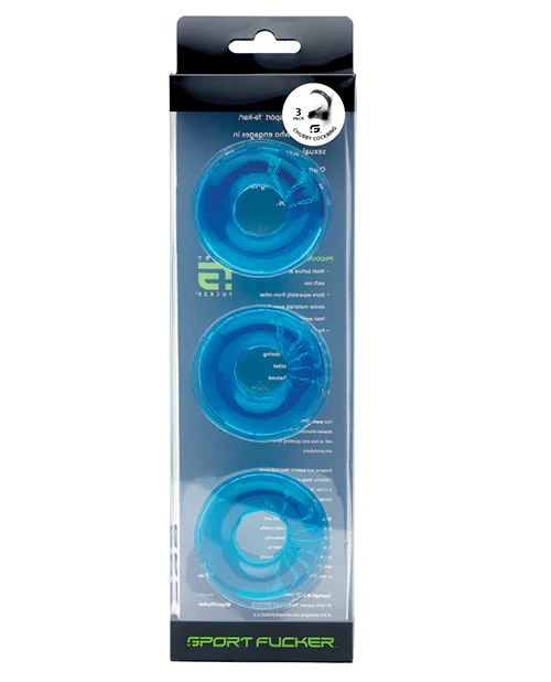 Sport Fucker Chubby Cockring Pack Of 3 - Image 22