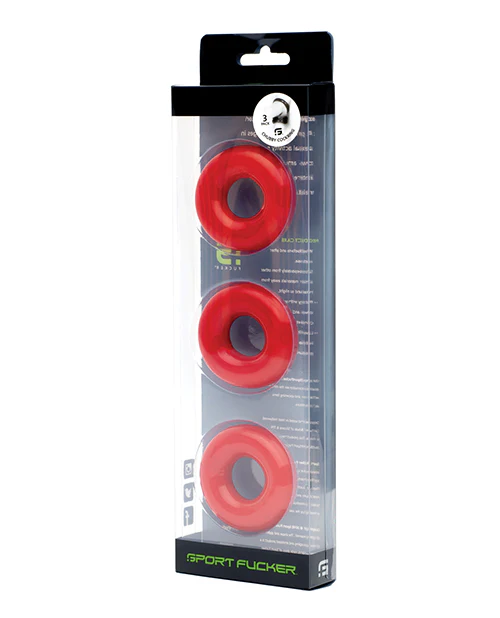Sport Fucker Chubby Cockring Pack Of 3 - Image 6