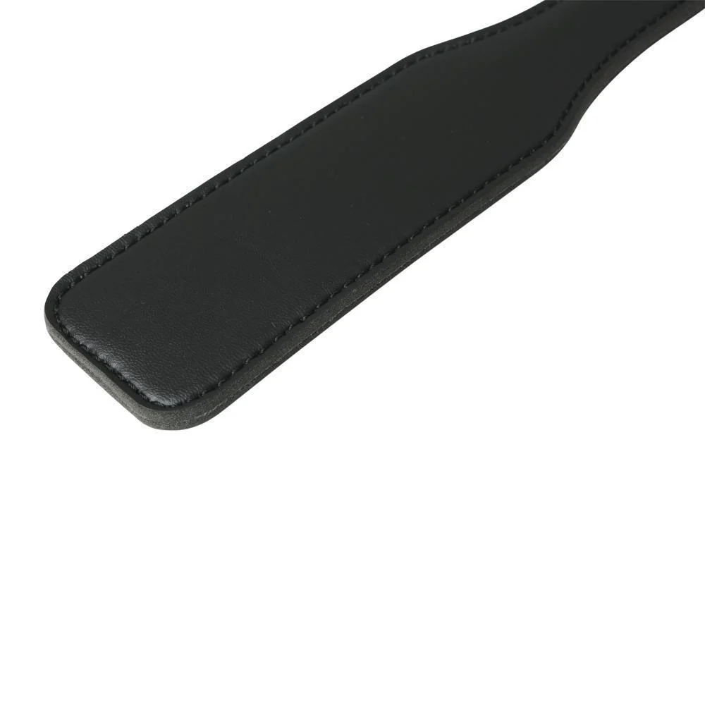 Sportsheets Black Vinyl Paddle, XOXO - Image 4