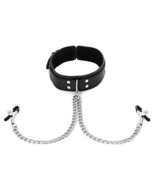 Sportsheets Collar with Nipple Clamps