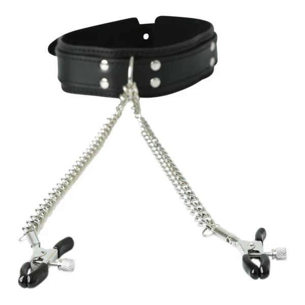 Sportsheets Collar with Nipple Clamps - Image 9