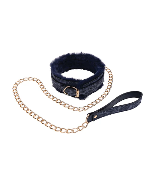Sportsheets Cougar Fur Collar & Leash - Image 2