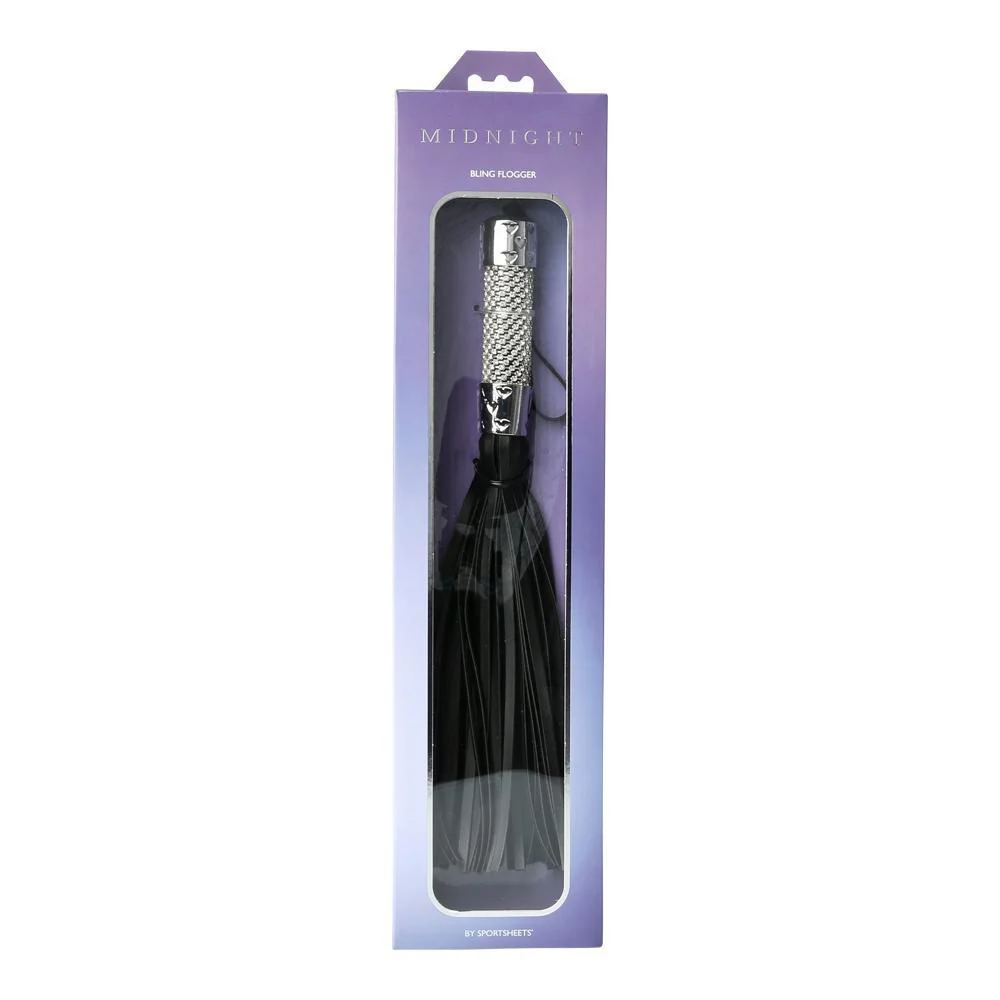 Sportsheets Diamond Gem Handle Flogger - Image 6