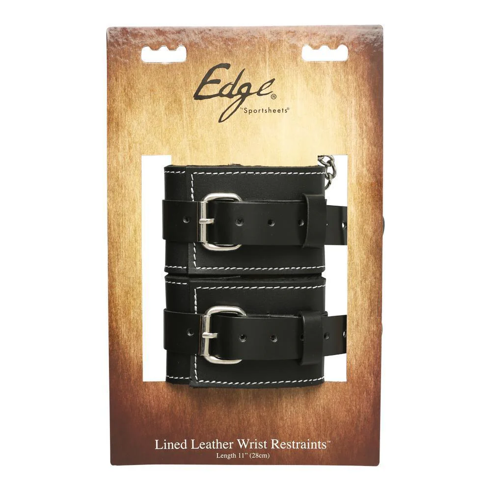 Sportsheets Leather Wrist Restraints - Image 5