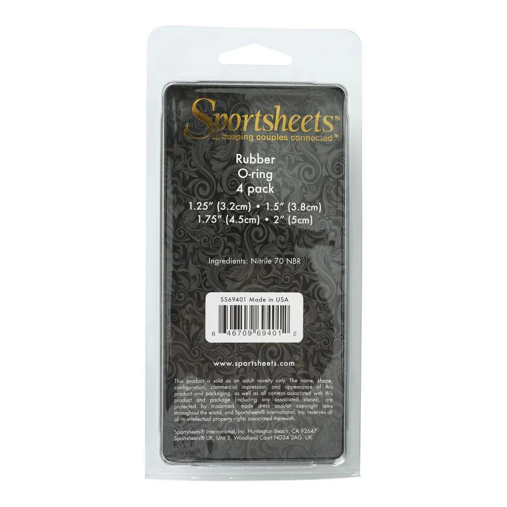 Sportsheets Rubber O Ring, 4 Pack - Image 4