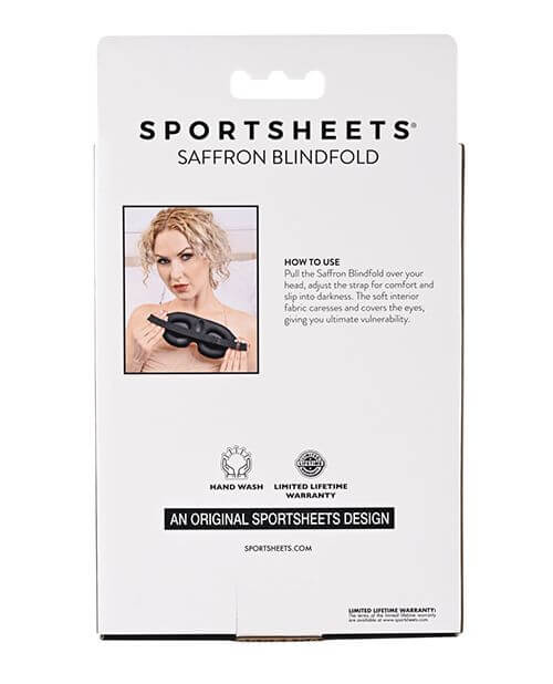 Sportsheets Saffron Blackout Blindfold - Image 5