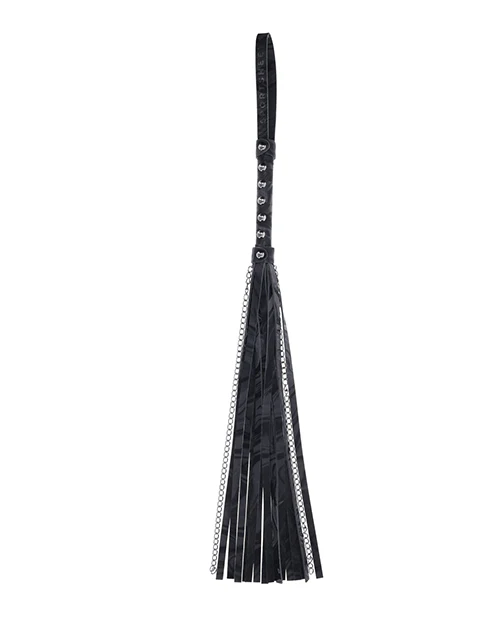 Velvet Noir Chain Flogger - Image 3
