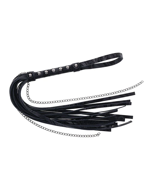 Velvet Noir Chain Flogger - Image 4
