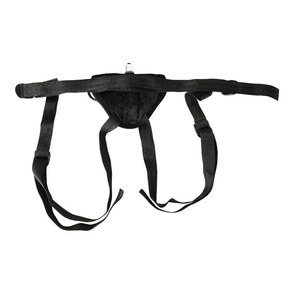 Sportsheets Vibrating Black Velvet Strap On - Image 5