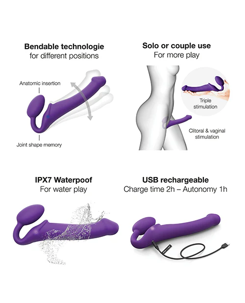 Strap-On-Me Vibrating Bendable Strapless Strap-On - Image 30