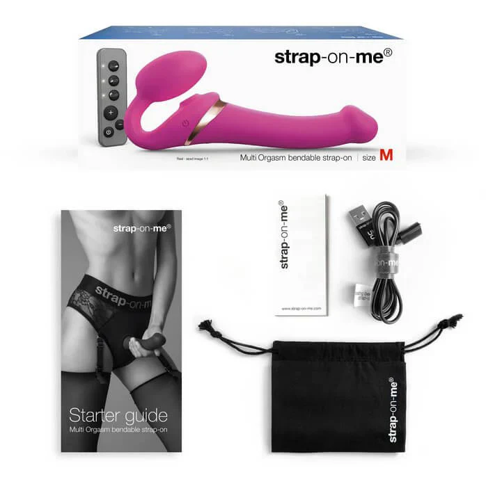 Strap-on-Me Vibrating Licking Strapless Strap-on - Image 12