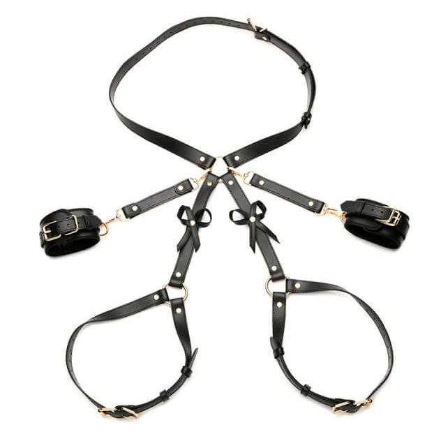 Strict Bondage Harness with Bows - Image 5