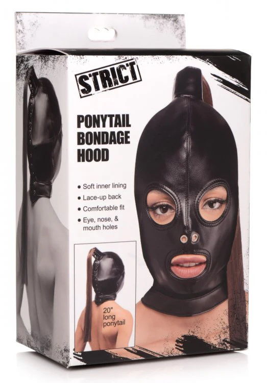 Strict Ponytail Bondage Hood - Image 4