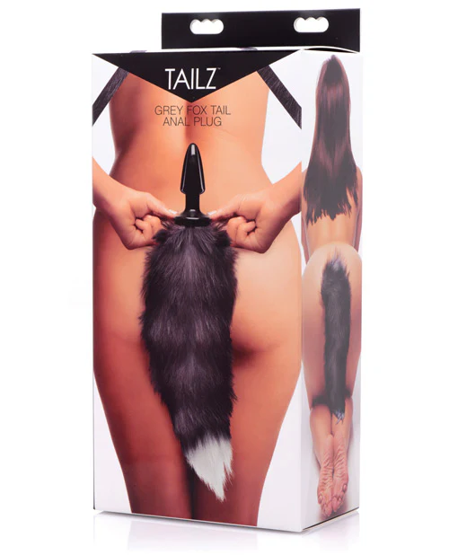 Tailz Grey Fox Tail - Image 2