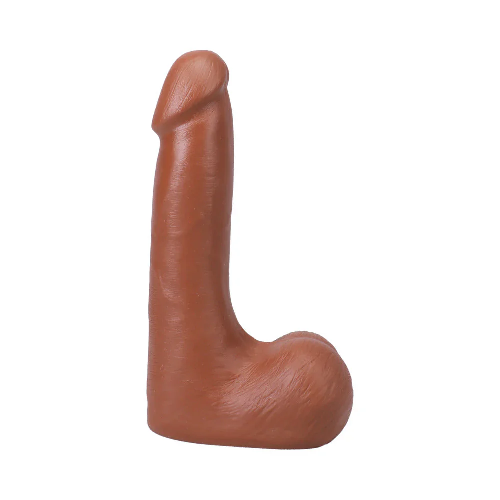The Realistic Cock 5 in. ULTRASKYN Vac-U-Lock Dildo with Balls Vanilla - Image 13