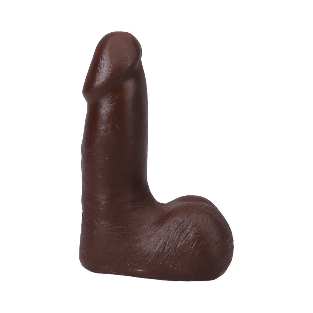 The Realistic Cock 5 in. ULTRASKYN Vac-U-Lock Dildo with Balls Vanilla - Image 2