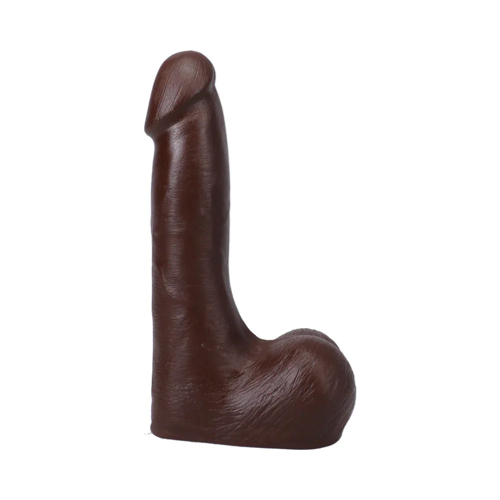 The Realistic Cock 5 in. ULTRASKYN Vac-U-Lock Dildo with Balls Vanilla - Image 7