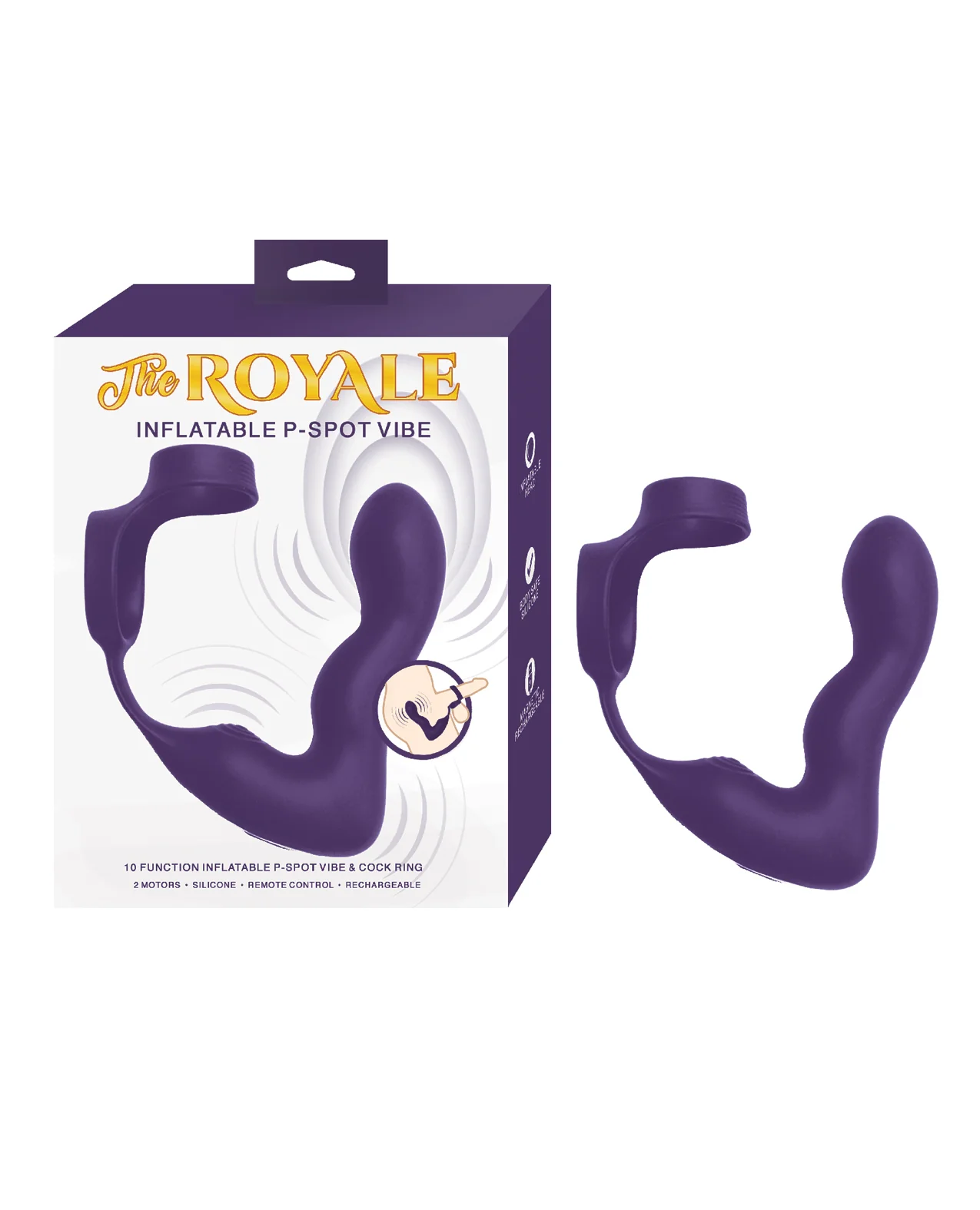 The Royale Inflatable P-Spot Vibe - Image 4