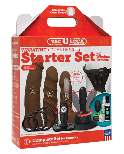 Vac-U-Lock Vibrating Dual Density Starter Set - Image 6