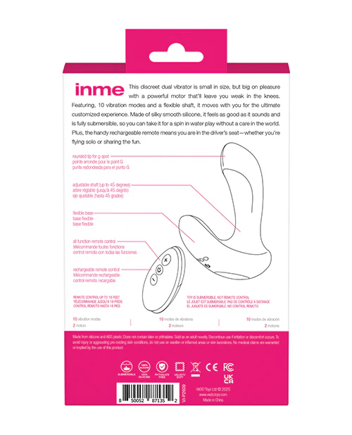 VeDO Inme Rechargeable Dual Vibe - Image 3