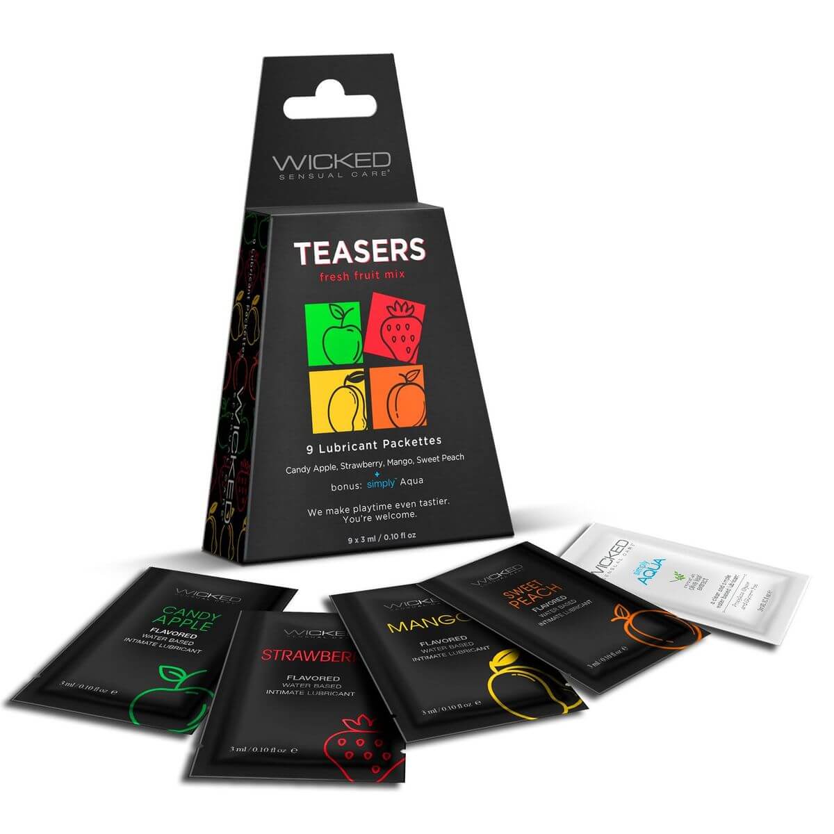 Wicked Teasers Flavored Lube Sampler - Image 2