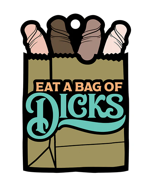 Wood Rocket "Eat A Bag of Dicks" Air Freshener - Image 3