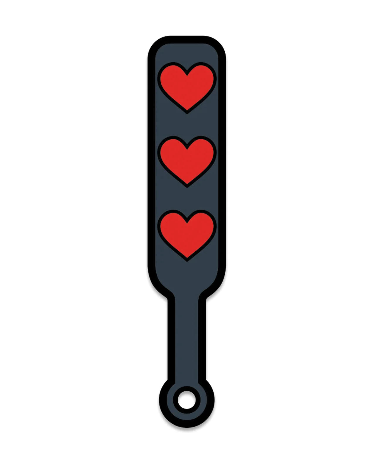 Wood Rocket Sex Toy Pin - Image 2