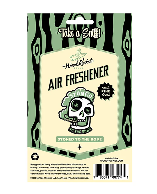 Wood Rocket "Stoned to the Bone" Air Freshener - Image 4