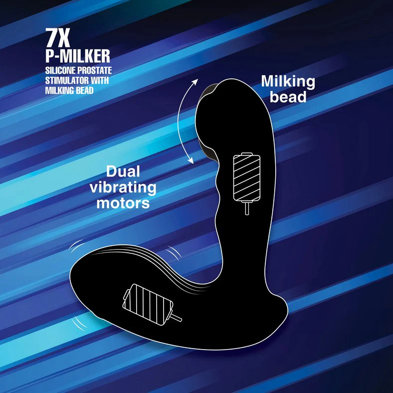 XR Brands Alpha Pro 7x Milker Prostate Stimulator - Image 2