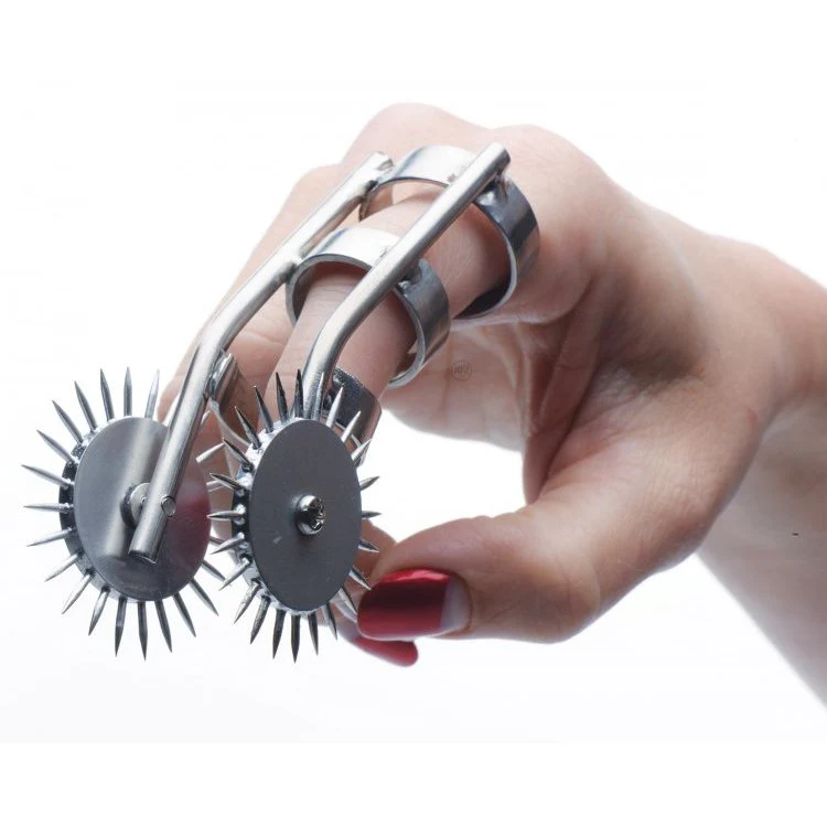 XR Brands Spikes Double Finger Pinwheel - Image 3